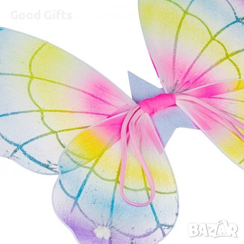 Детски криле на пеперуда , Дъга , 40см, снимка 3 - Други - 39190168