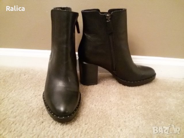 Tamaris боти естествена кожа, снимка 4 - Дамски боти - 29494697