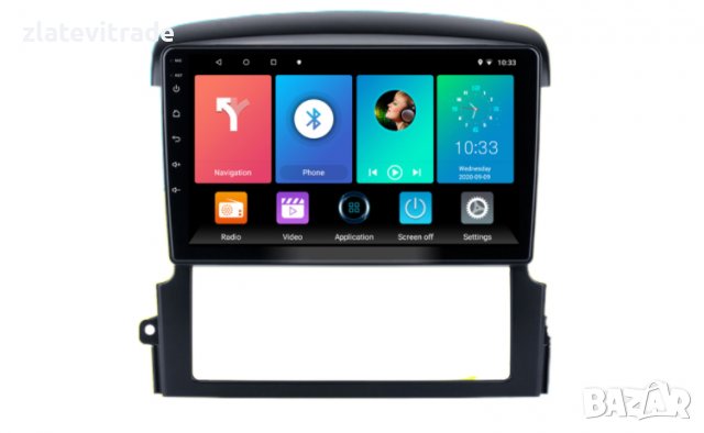 KIA SORENTO 2006-2009 I GEN (FACELIFT) - 9'' АНДРОИД НАВИГАЦИЯ, 9393