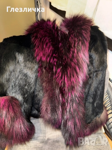Уникално кожухче от естествен косъм , снимка 10 - Палта, манта - 53328971