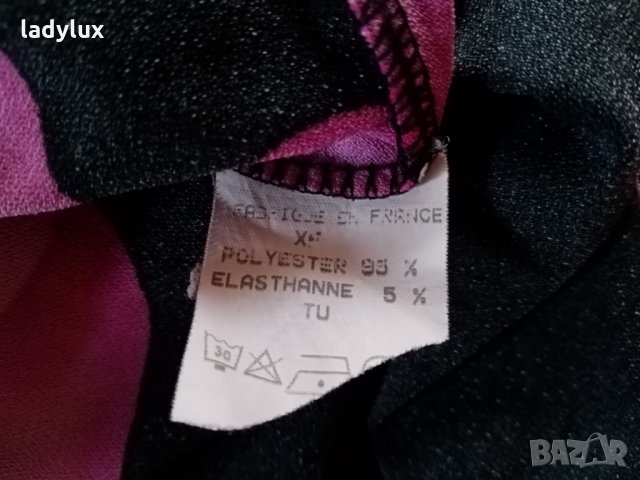 Френска Блузка на цветя, Нова, Размер XS/S. Код 1134, снимка 6 - Тениски - 29726006