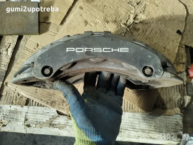 Спирачен Апарат Ляв Brembo Porsche Cayenne 3.0D 92A/2012г, снимка 6 - Части - 48149435