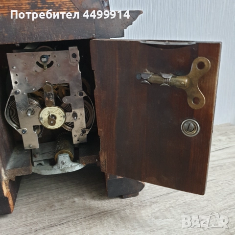 Стар настолен часовник с латерна, снимка 8 - Антикварни и старинни предмети - 51832520