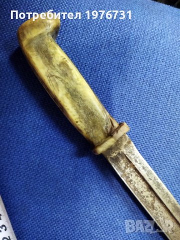 Окопен Нож от щик с кокалена дръжка , снимка 4 - Антикварни и старинни предмети - 40370856