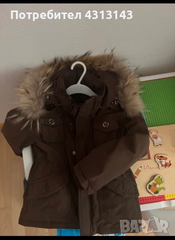 Детско яке Canadian с естествен пух, снимка 5 - Детски якета и елеци - 51995494