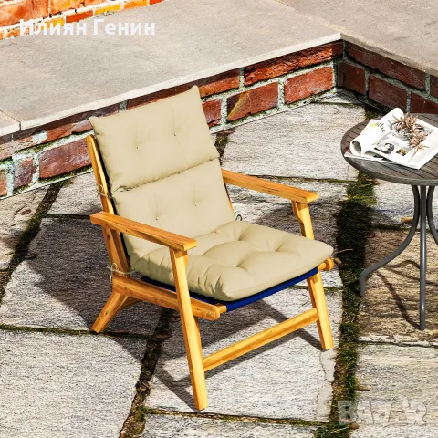 Възглавница за седалка Outsunny,, снимка 8 - Градински мебели, декорация  - 56264359