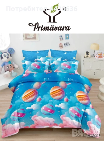 🌈 ДЕТСКИ 3D СПАЛНИ КОМПЛЕКТИ – 7 ЧАСТИ 🌙, снимка 4 - Спално бельо - 53204495