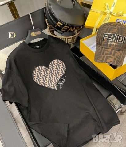 дамски тениски chanel fendi celine, снимка 8 - Тениски - 51302692