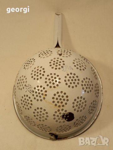 ретро емайлиран гевгир   11/3, снимка 2 - Антикварни и старинни предмети - 42895405