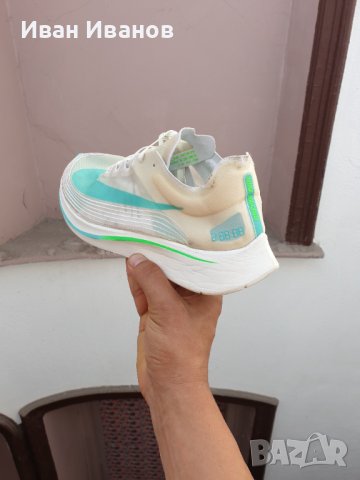 маратонки  NIKE ZOOM FLY SP RAGE GREEN  номер 43,5-44, снимка 15 - Маратонки - 37495284