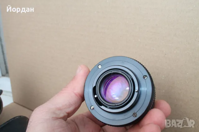 СССР фотоапарат ''Зенит'' с обектив ''Хелиос 44м-6'', снимка 6 - Фотоапарати - 49849123