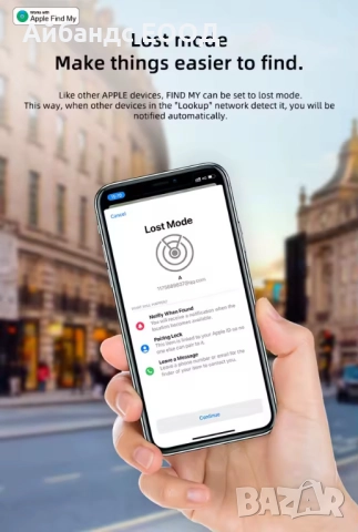 Lucid Tag – GPS тракер, съвместим с Apple Find My за вещи, ключ и др., снимка 6 - Аксесоари за Apple - 52078139