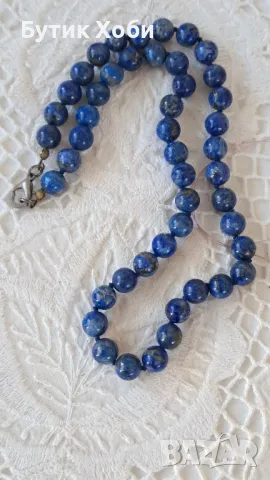 Ретро гердан от естествен лапис лазули 