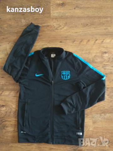 nike barcelona - страхотно мъжко горнище, снимка 4 - Спортни дрехи, екипи - 36743611