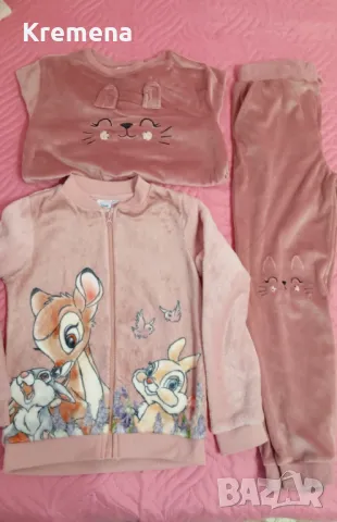 Комплект и суичър за момиче 134 р, снимка 1