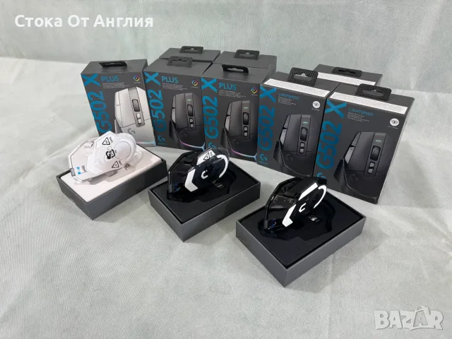 Мишка Logitech G502 X Plus, снимка 6 - Клавиатури и мишки - 52549569