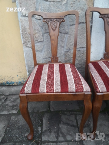 Антикварни столове-4бр.№02, снимка 4 - Столове - 52867736