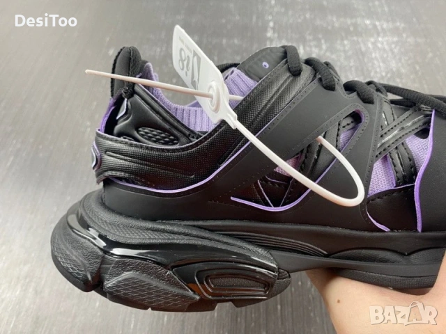 Balenciaga Track Sneaker "Black/Purple" , снимка 9 - Маратонки - 54358818
