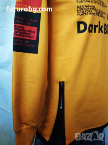 Жълта блуза с надпис за мъже, снимка 3 - Блузи - 31845488