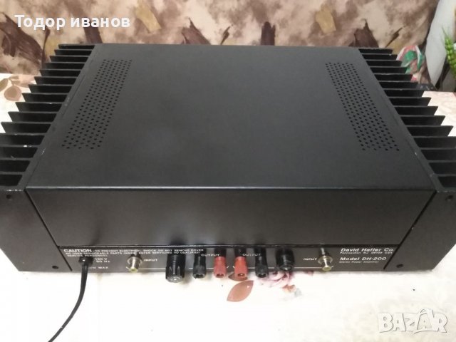 David hafler-DH200-USA, снимка 7 - Ресийвъри, усилватели, смесителни пултове - 39164122