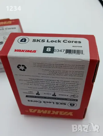 Нови ключалки YAKIMA SKS за багажници, стойки за велосипеди, ски държачи, снимка 6 - Аксесоари и консумативи - 49626566
