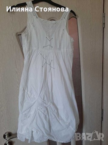 Много интересна бяла лятна рокля , снимка 4 - Рокли - 29851025