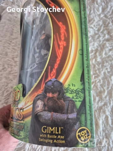 Екшън фигурка на Гимли от The Lord Of The Rings на ToyBiz , снимка 3 - Колекции - 56184478