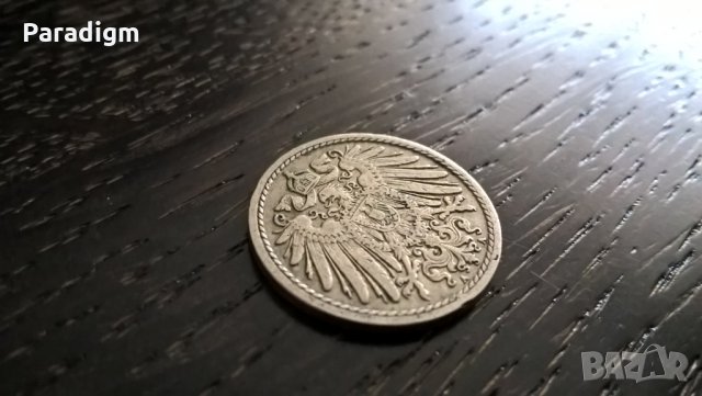 Райх монета - Германия - 5 пфенига | 1907г.; серия A, снимка 2 - Нумизматика и бонистика - 29773634
