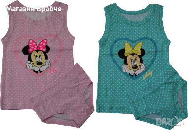 Комплект за момиченце памук/ликра, снимка 1