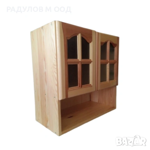Шкаф за кухня горен-Б60 витрина с ниша /34041, снимка 3 - Кухни - 53084764
