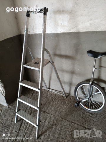 Стълба алуминиева здрава стабилна, made in Germany , снимка 11 - Други стоки за дома - 44568144