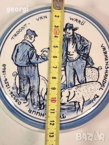 холандска порцеланова кутия Royal Delft blue 24/4, снимка 4 - Декорация за дома - 49525258