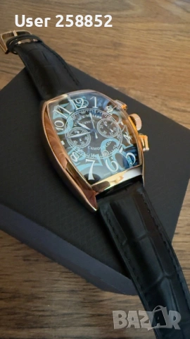 Franck Muller -Vintage Chronograph Quartz  - Мъжки часовник - Нов , снимка 2 - Мъжки - 53218912