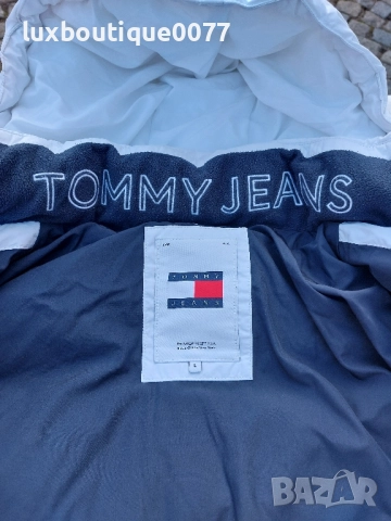 Чисто ново без етикет зимно пухено яке Tommy Jeans L, снимка 8 - Якета - 52391992