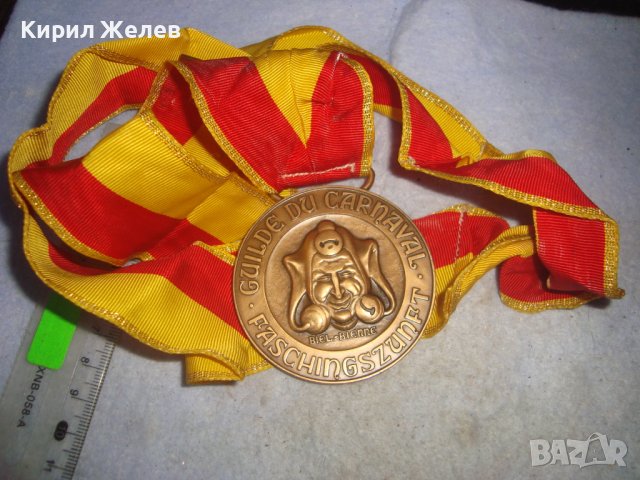 1986-1991 GUILDE DU CARNAVAL FASCHINGSZUNFT Немски РЯДЪК КАРНАВАЛЕН МЕДАЛ За 6 ПОРЕДНИ ГОДИНИ 31948, снимка 16 - Антикварни и старинни предмети - 38165617