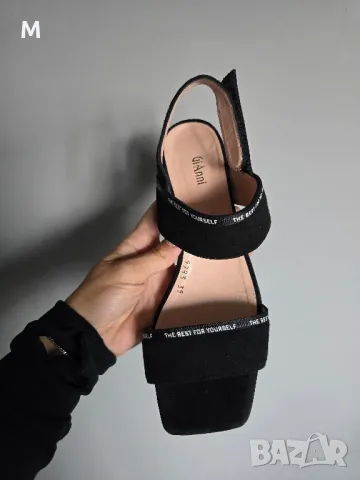 Сандали GiAnni от ЕСТЕСТВЕНА кожа и велур, снимка 5 - Сандали - 47321018