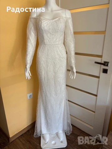 Булченска/сватбена рокля , снимка 3 - Сватбени рокли - 48283900