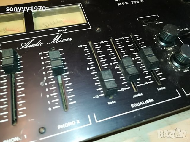 POWER MPK 703C-MIXER FRANCE 0906221622, снимка 10 - Ресийвъри, усилватели, смесителни пултове - 37033115
