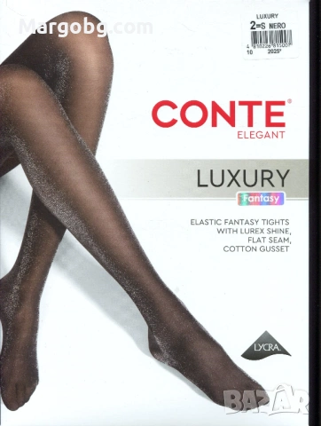 Чорапогащник фигурален Conte Luxory Fashion 30 den