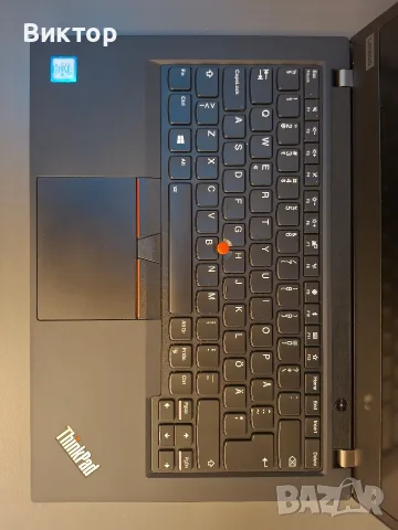 Лаптоп Lenovo ThinkPad T490 - i5 8-gen / 8GB RAM / 256GB NVMe / 14" FHD IPS, снимка 2 - Лаптопи за работа - 56047894
