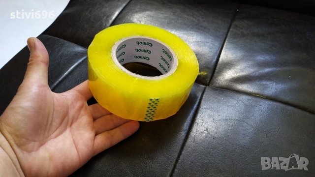 Тиксо 4.5 см. Прозрачно. Ново.-- 453 грама. БЕЗПЛАТНА ДОСТАВКА