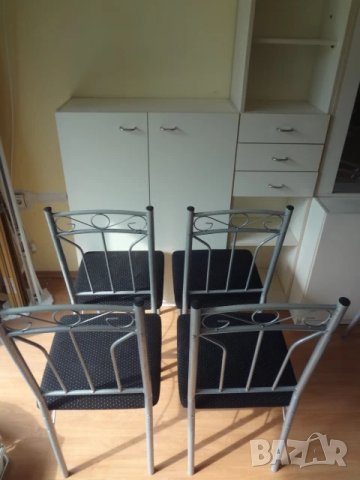 Комплект от 4 бр. градински стола, снимка 7 - Градински мебели, декорация  - 50587236