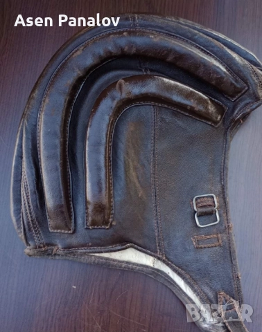 Ретро кожена каска за мотор 2 бр, снимка 1