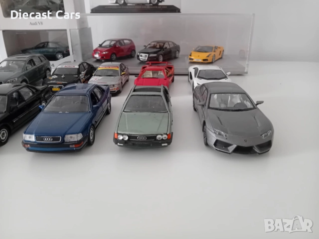 Audi Quattro, A4, V8 1:43 Schabak, Looksmart, Minichamps, Lambo, снимка 2 - Колекции - 51744852