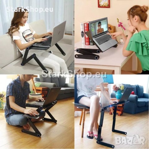  Мултифункционална маса / бюро за лаптоп с охладители T8, снимка 4 - Други - 30499872