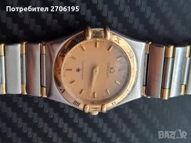 Комплект мъжки и дамски Omega Constellation Manhattan (Quartz / Стомана и Злато), снимка 15 - Мъжки - 56068524