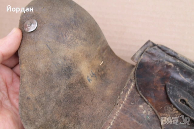 Стар кожен кобур за ''Luger P-08''(люгер), снимка 8 - Антикварни и старинни предмети - 51811337