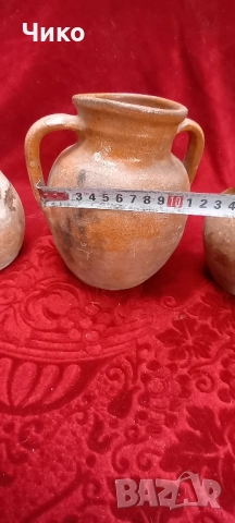3бр стари керамични гърнета , снимка 9 - Антикварни и старинни предмети - 52443100