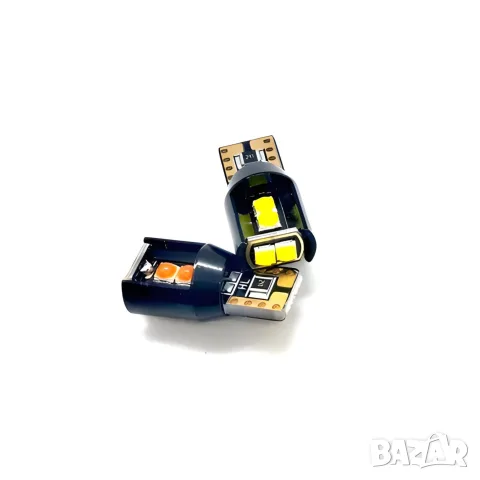LED крушки T10 6 SMD 12V 2 броя, снимка 2 - Аксесоари и консумативи - 55864983