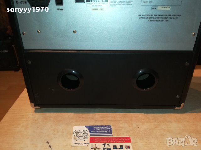ZAR E-20R AMPLIFIER-GEWA GERMANY 2712211956, снимка 13 - Ресийвъри, усилватели, смесителни пултове - 35254123